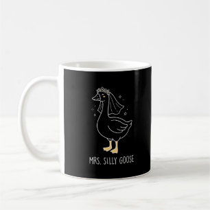 Taza De Café Sra Gansa Tonta Novia Divertida Humor Boda