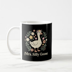 Taza De Café Sra Ganso Tonto Novia Divertida Humor Boda