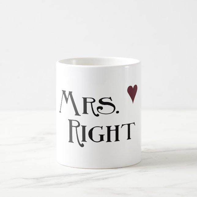Taza De Café Sra. Right Heart (Centro)