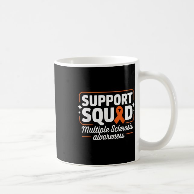 Taza De Café Sra. Warrior Sra. Support Squad Esclerosis Múltipl (Derecha)