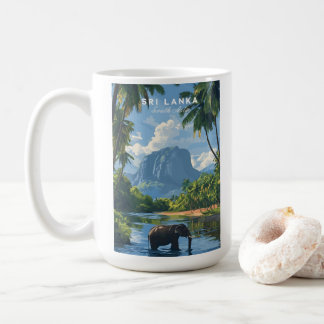 Taza De Café Sri Lanka Elephant Jungle Coffee Mug