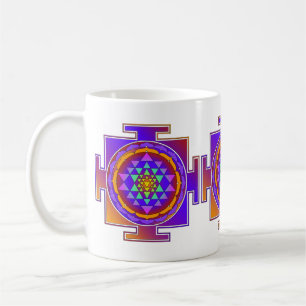 Taza De Café SRI YANTRA colorido + tus ideas