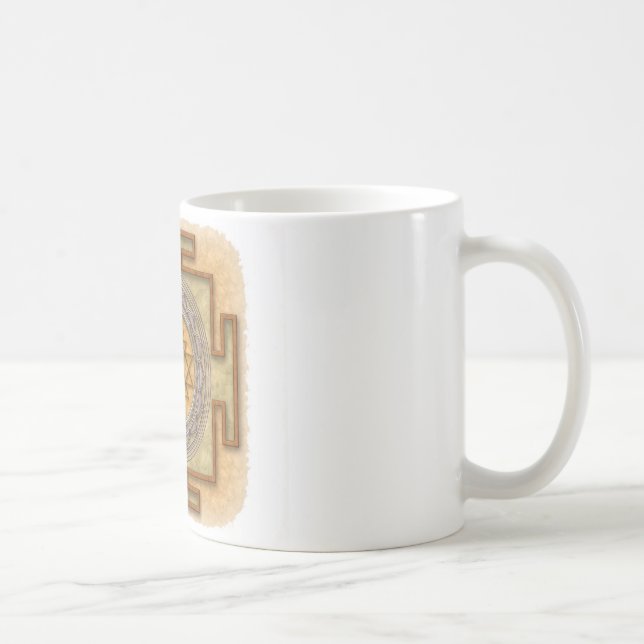 Taza De Café Sri-Yantra-Oro (Derecha)