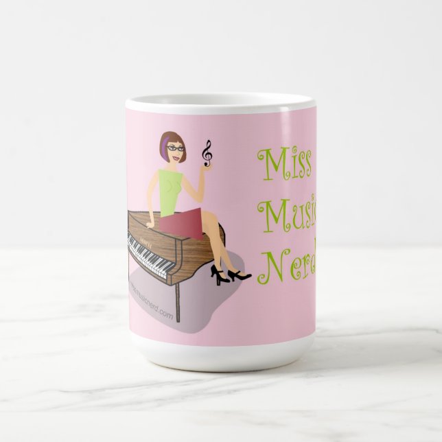 Taza De Café Srta. Music Nerd Mug (Centro)