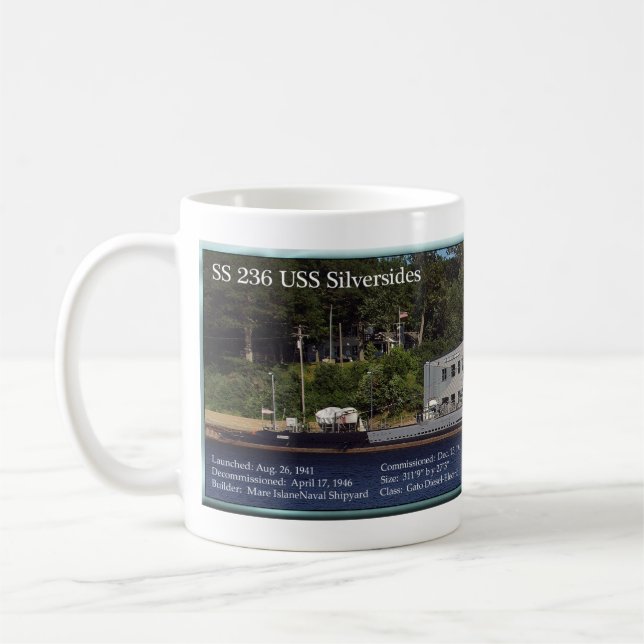 Taza De Café SS 236 USS Silversides mug (Izquierda)