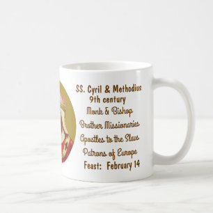 Taza De Café SS. Cyril & Methodius (M 001) Café Mug #1b