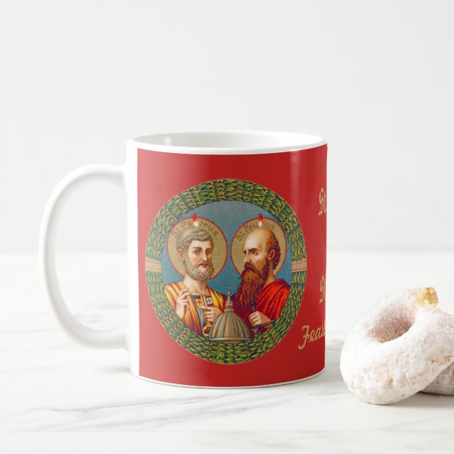 Taza De Café SS. Peter y Paul, Apóstoles (JMAS 01) (Con donut)