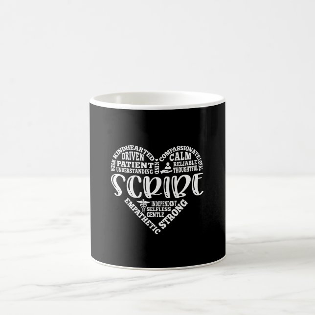 Taza De Café Sscribe, escriba ER para registros médicos (Centro)