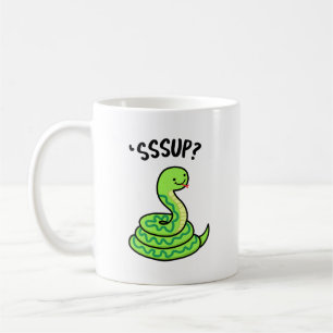Taza De Café Sssup Funny Hissing Snake Pun