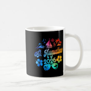 Taza De Café St. Augustine Florida 2026 vacaciones Tie Dye Vera