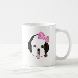 Taza De Café St Bernard Puppy Mug - Slobbers Puppy Love Series