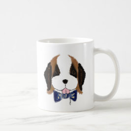 Taza De Café St. Bernard Puppy Mug - Slobbers Puppy Love Series