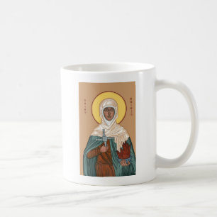 Taza De Café St Brigid con fuego sagrado y cruz