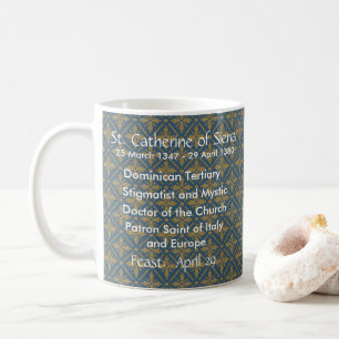 Taza de café St. Catherine de Siena (BK 19) 1.1b