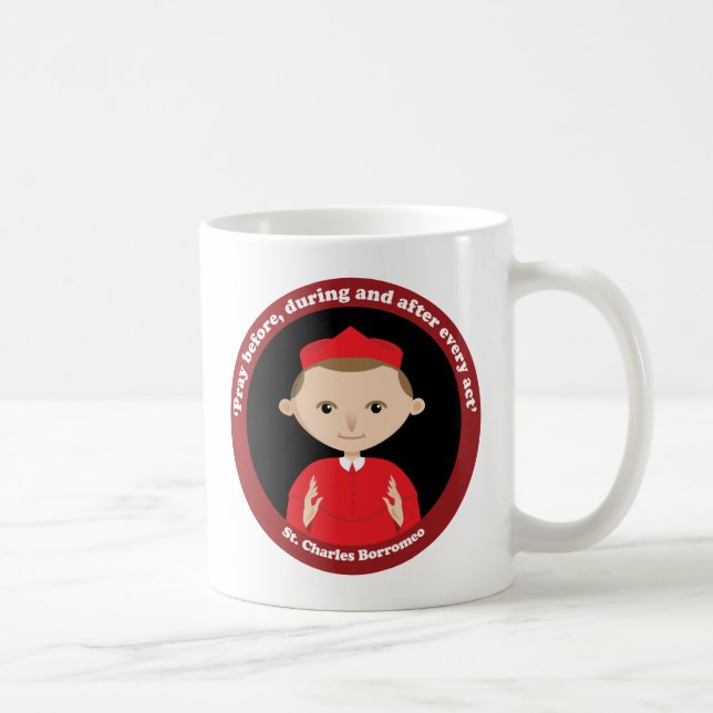 Taza De Café St. Charles Borromeo (Derecha)