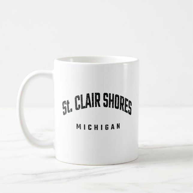 Taza De Café St. Clair Shores Michigan MI (Izquierda)