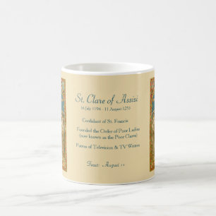 Taza de café St. Clare de Asís & Monjas (SAU27) 2.