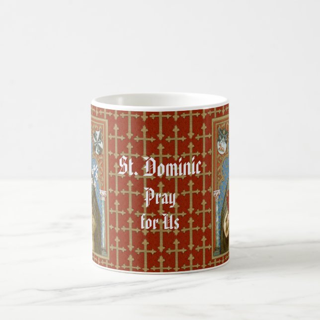 Taza De Café St. Dominic de Guzman (BK 011) Café Mug 2b (Centro)