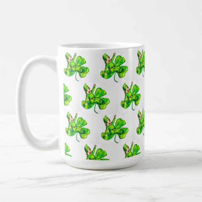TAZA DE CAFÉ ST. EL DÍA DE PATRICK BABY LEPRECHAUN (Izquierda)