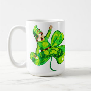 TAZA DE CAFÉ ST. EL DÍA DE PATRICK BABY LEPRECHAUN