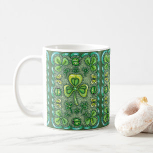 TAZA DE CAFÉ ST. EL DÍA DE PATRICK DE LOS CHICOS DE ARTE FOLK N