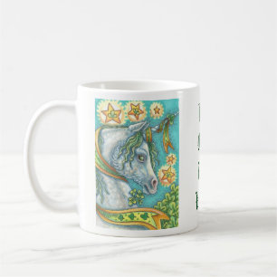 TAZA DE CAFÉ ST. EL DÍA DE PATRICK IRLANDA UNICORN MUG