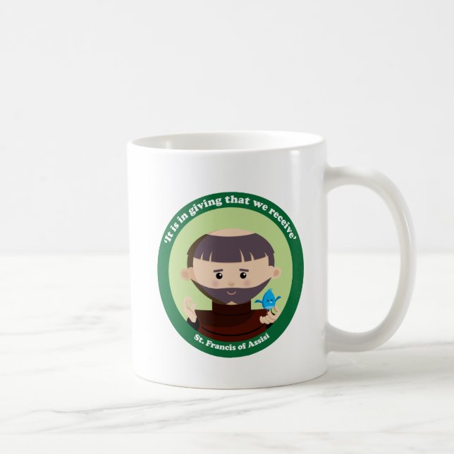 Taza De Café St Francis de Assisi (Derecha)