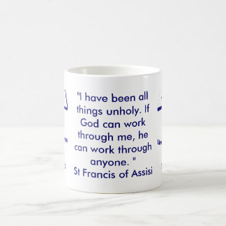 Taza De Café St Francis de la cita de Assisi