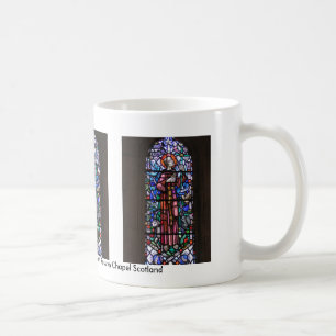 Taza De Café St Francis del vitral de Assisi