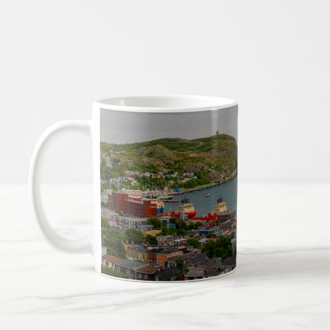 Taza De Café St John's Newfoundland Mug (Izquierda)