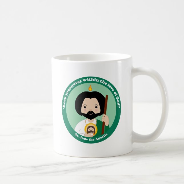 Taza De Café St. Jude el apóstol (Derecha)