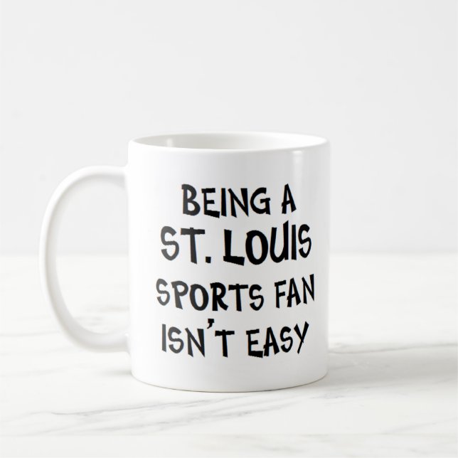 Taza De Café st. louis sports fan, being (Izquierda)