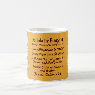 Taza de café St. Lucas el Evangelista (RLS 08) 2a