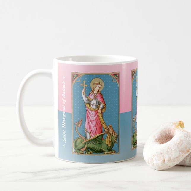 Taza De Café St. Margaret de Antioch (SAU 038) (Con donut)