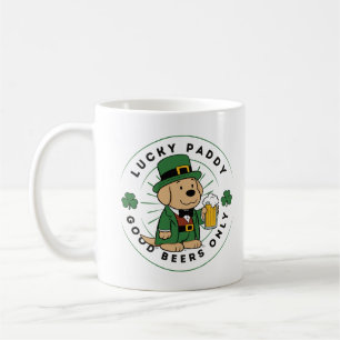 Taza De Café St. Patrick Days Labrador Leprechaun Lucky Paddy