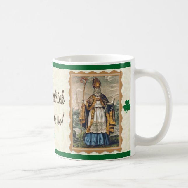 Taza De Café St Patrick, obispo de Irlanda (Derecha)