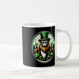 Taza De Café St Patrick's Day Bigfoot Leprechaun Sasquatch Iris