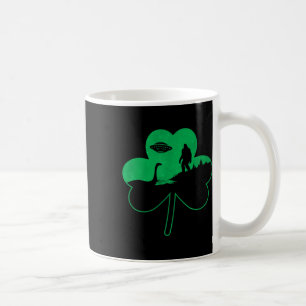 Taza De Café St Patricks Day Bigfoot Nessie Ufo Alien Shamrock