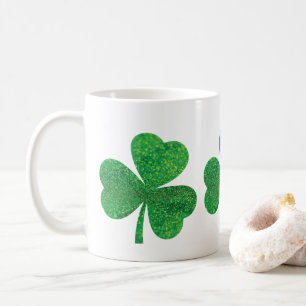Taza De Café St. Patrick's Day Mug - Lucky Shamrock Coffee Cup,