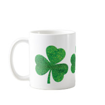 St. Patrick's Day Mug - Lucky Shamrock Coffee Cup,