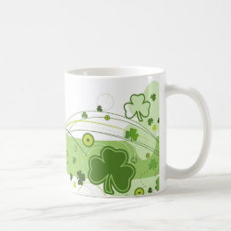 Taza De Café St. Patrick's Day Shamrock Mug - 11 oz