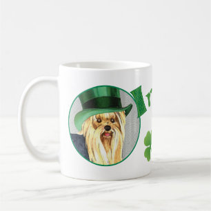 Taza De Café St. Patrick's Day Yorkie