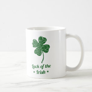 Taza De Café st patricks trébol afortunado angustiado