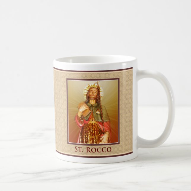Taza De Café St. Rocco - Oración Mug (Derecha)