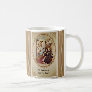 Taza De Café St. Santo patrón del peregrino de la cruz de Jesús