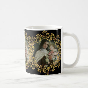 Taza De Café St. Teresa del niño Jesús poca flor