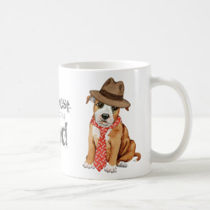 Taza De Café Staffordshire Bull Terrier Dad