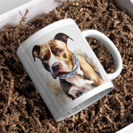 Taza De Café Staffordshire Bull Terrier The Gentle Guardian 🐾