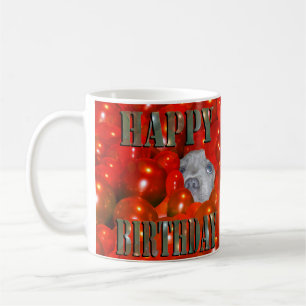 Taza De Café Staffordshire Puppy Birthday Wishes,