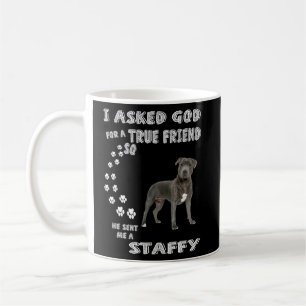 Taza De Café Staffy Dog Mom Stafford Dad Staffordshire Bull Ter